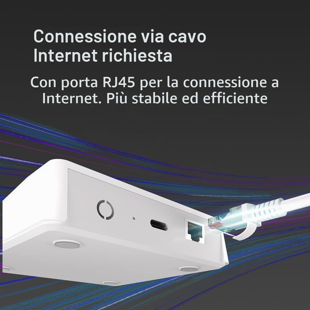 YoumiAi Matter Thread Hub Tuya Zigbee Bridge Matter Gateway Supporto Homekit Siri Voice Sub zigbee Devices Home APP Controllo LAN Hub cablato