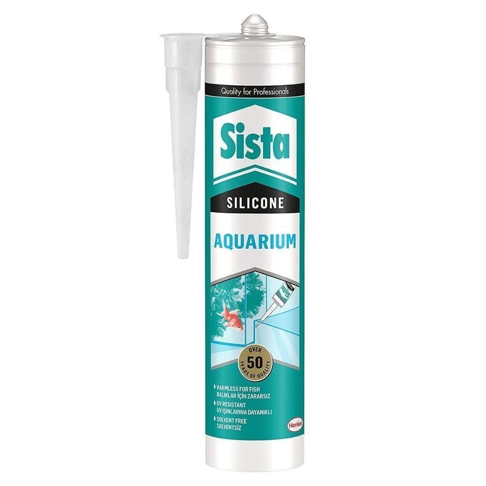 Sista Akvaryum Silikon Siyah 280 Ml/340 Gr
