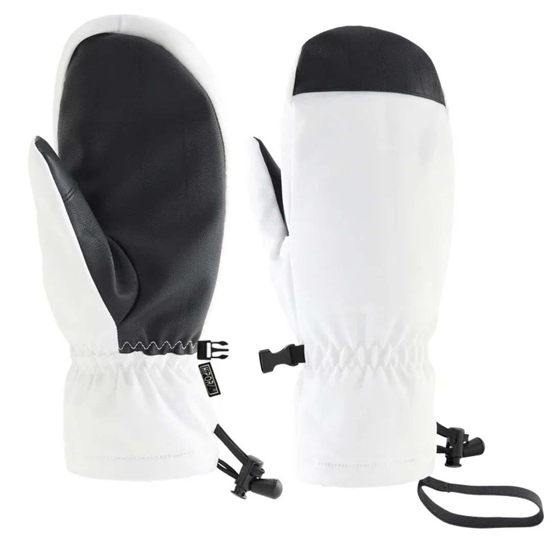 Hcclijo Winter Reflektierende Ski Handschuhe Snowboard Schneemobil Wasserdicht Langlebige Warme Baumwolle Füllung Handschuhe Schnee Handschuhe Neon Yellow M