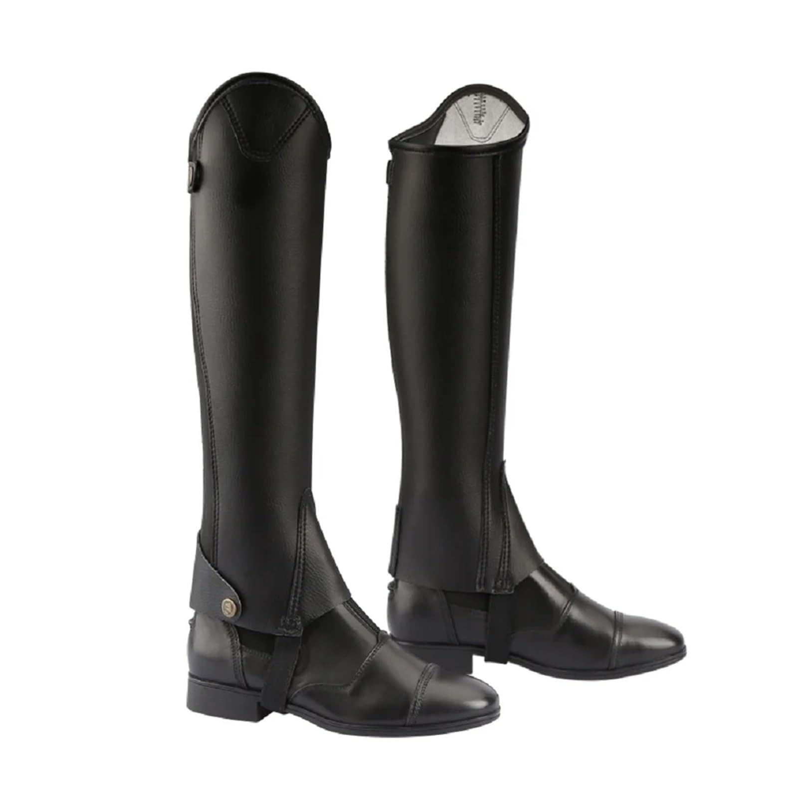 Media CañA EquitacióN Polainas de equitación unisex Flexi cuero for mujer y hombre