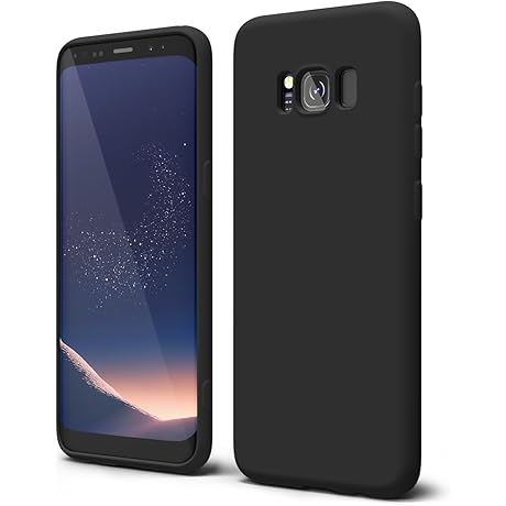 Oakxco Liquid Silicone Bumper Grip Case for Samsung Galaxy S8