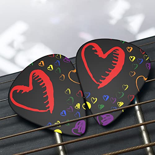 Médiators Guitare 12-Pack Gay Pride Rainbow Guitar Picks Pour Guitare Électrique Guitare Acoustique Diverses Guitares - Les Beatles, Paul McCartney, John Lennon, RIngo Starr, George Harrison Médiators Guitare 12-Pack Gay Pride Rainbow Guitar Picks Pour Guitare Électrique Guitare Acoustique Diverses Guitares – Image 7