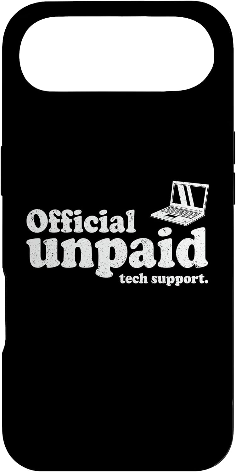 Tech Nerd Y2K Official Unpaid Tech Support Software Engineer Case for iPhone Air