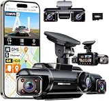 Neideso 5 Channel 360° View Dash Cam Front and Rear, 4K + 3 * 1080P