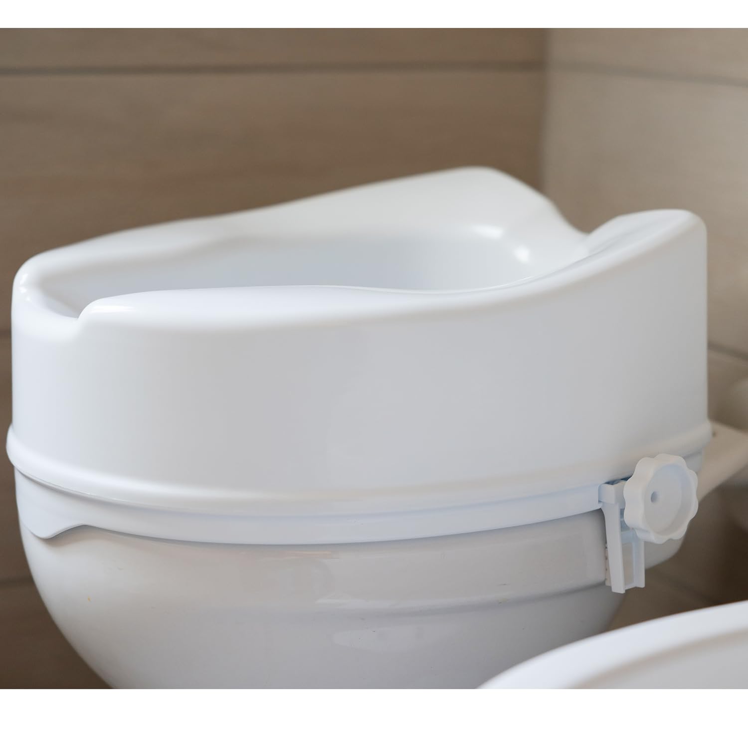GOVITA - Rialzo WC per Anziani e Disabili, Ausilio Bagno Universale, Alzawater, Sollevatore WC (Altezza di 12 cm)