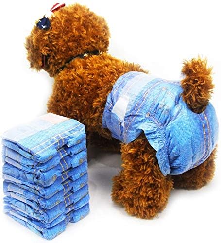Doggie Diapers Female - Disposable Dog Diapers for Girl Puppy Dogs Cats, Diapers 8 Pieces (Large) (B0CY2P2C9W) Amazon Price History, Amazon Price Tracker