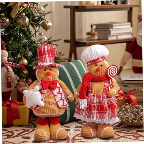 Peluche en pain d'épice extensible pour résoudre le manque de place de votre déco de Noël
