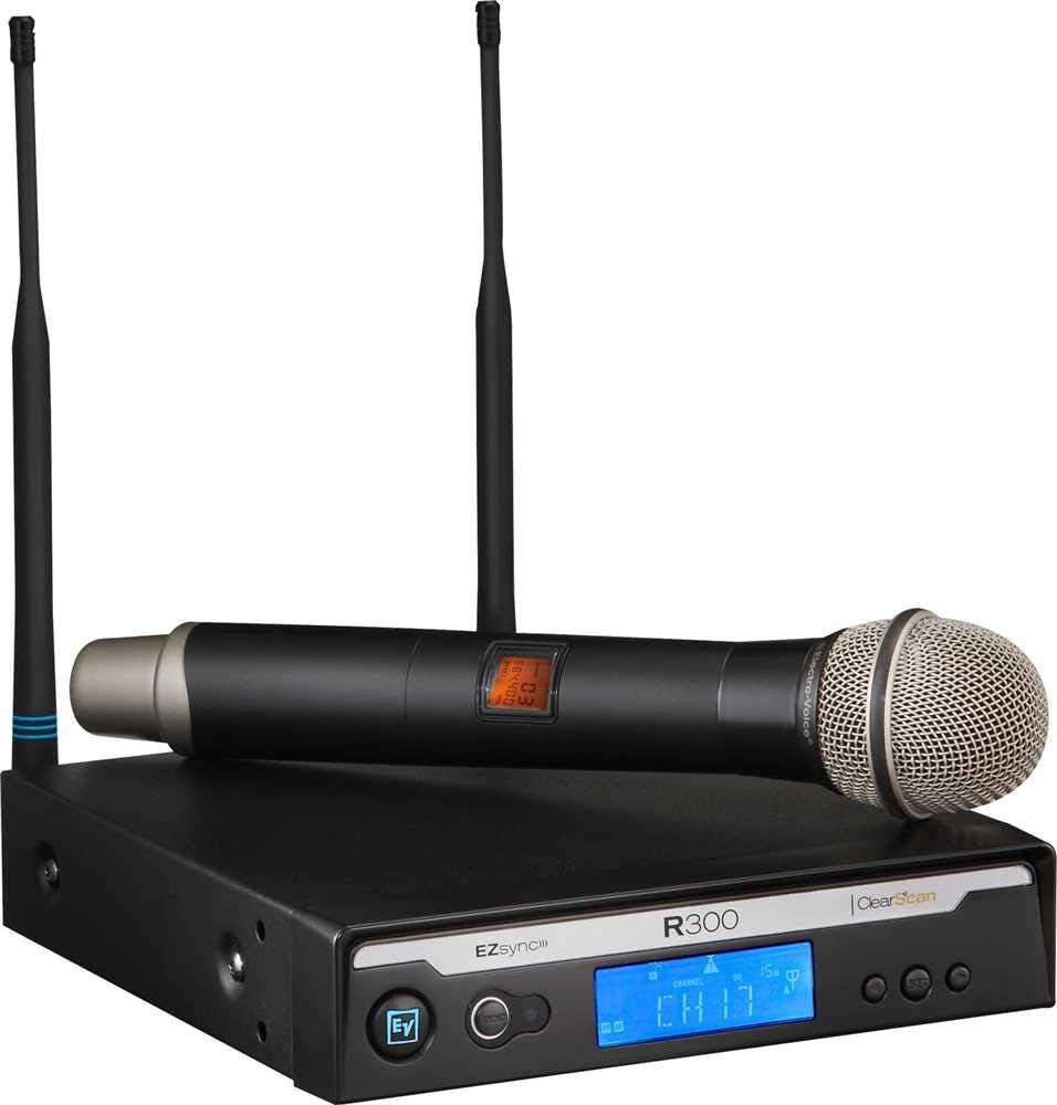 Electro-Voice R300-HD-B Handheld Wireless Microphone System
