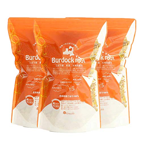 日本一の生産地から茶葉110g×3個セット100％青森県産ごぼうを皮ごと焙煎。国産 無添加 ノンカフェイン