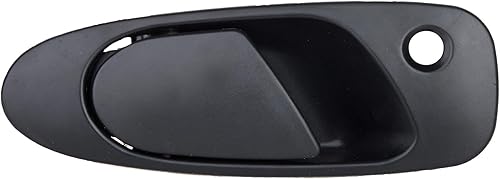 ECCPP Manija de puerta exterior exterior exterior delantera lado del conductor para 1992 1993 1994 1995 para Honda Civic (negro)
