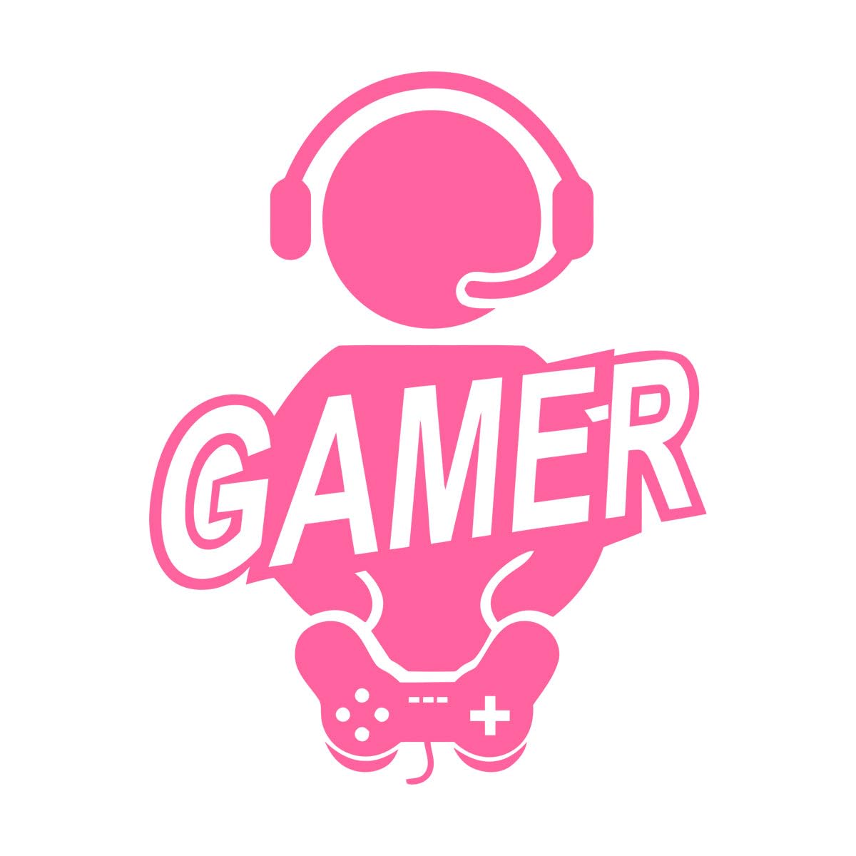 GameBox Gamer wall Sticker Vinyl Wall Art Decals Video Game wall Decals Game Studio Mural Stickers for Teens Room Bedroom Large - 52x67cm