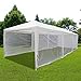 Quictent Heavy Duty Party Tent Outdoor Canopy Tent for Parties with Mesh Sidewalls (10' x 30' with 2 Sidewalls)