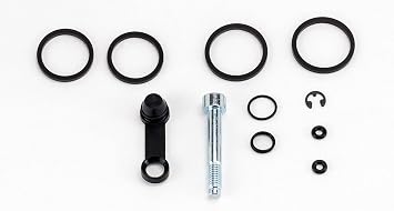 Front Brake Caliper Rebuild Kit fits - SX 105 SX105 2004-2011 - Heavy Duty Brake Caliper Kit - Brake Caliper Repair Parts Set - Boots - Seal Kit - Bleeder Cap - Pins - Copper Washers