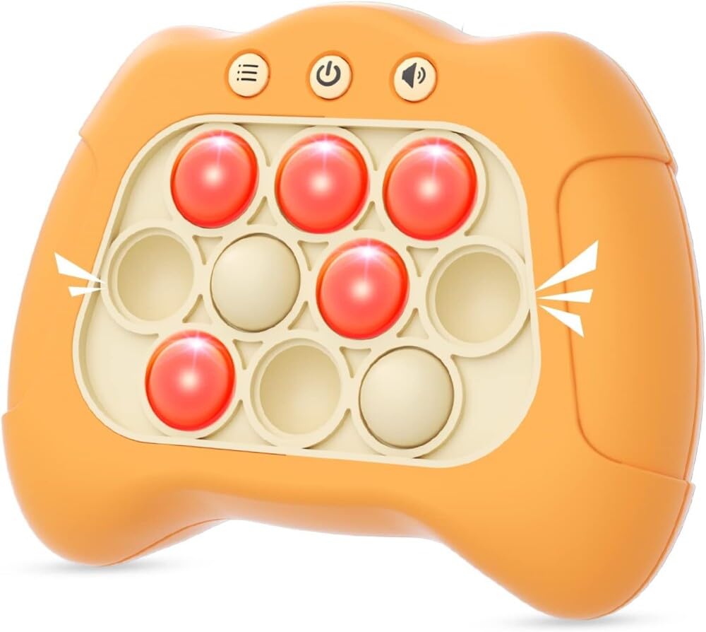 Amazm Light-Up Popit Bubble Pop It Sensory Fidget Toy, Electronic Quick Push Game Console,Handheld Musical Puzzle Pop Up Fidget Memory Game, Birthday Gifts for Boys and Girls, Stress Relief Toy (B0CHWM28VC) Amazon Price History, Amazon Price Tracker