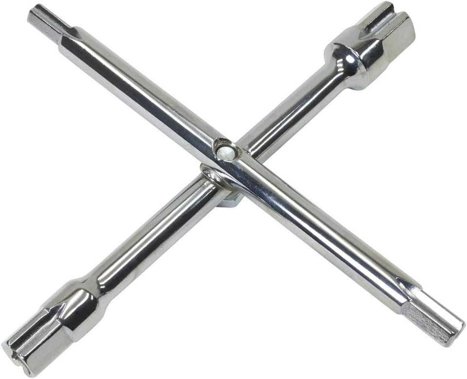 Dönges 211700009 Sanitary Cross Combination Key 3/8, 1/2, 3/4 and 1