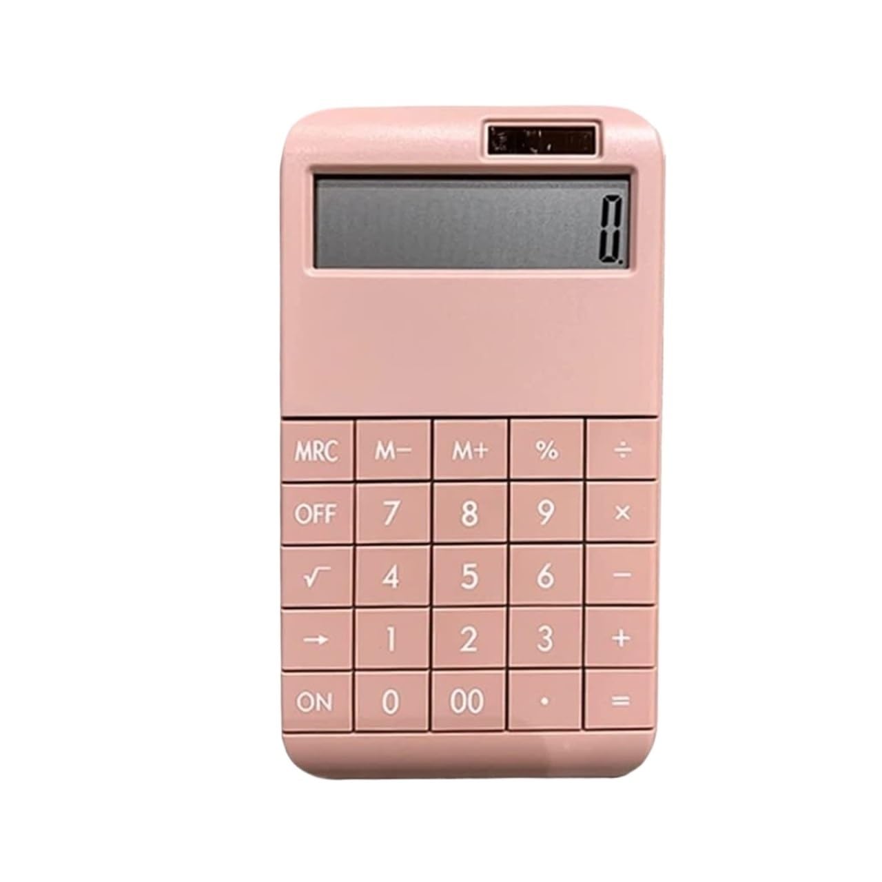 Calculatrice Calculatrices électroniques Écran LCD à 12 Chiffres Double Alimentation Fonction Standard Calculatrice Solaire numérique Bureau Office(Rosa)