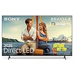 Sony BRAVIA 3 - Direct LED 65 Zoll Fernseher (K65S32), X-Balanced Speaker, Dolby Vision/Atmos, IMAX Enhanced, Google TV (2025), Google Cast, Apple AirPlay 2, Eco Dashboard 2, Game Menu 2, Smart TV