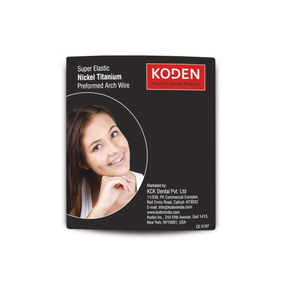 Koden Preformed NITI Orthodontic Archwire Round (O12 UPPER)