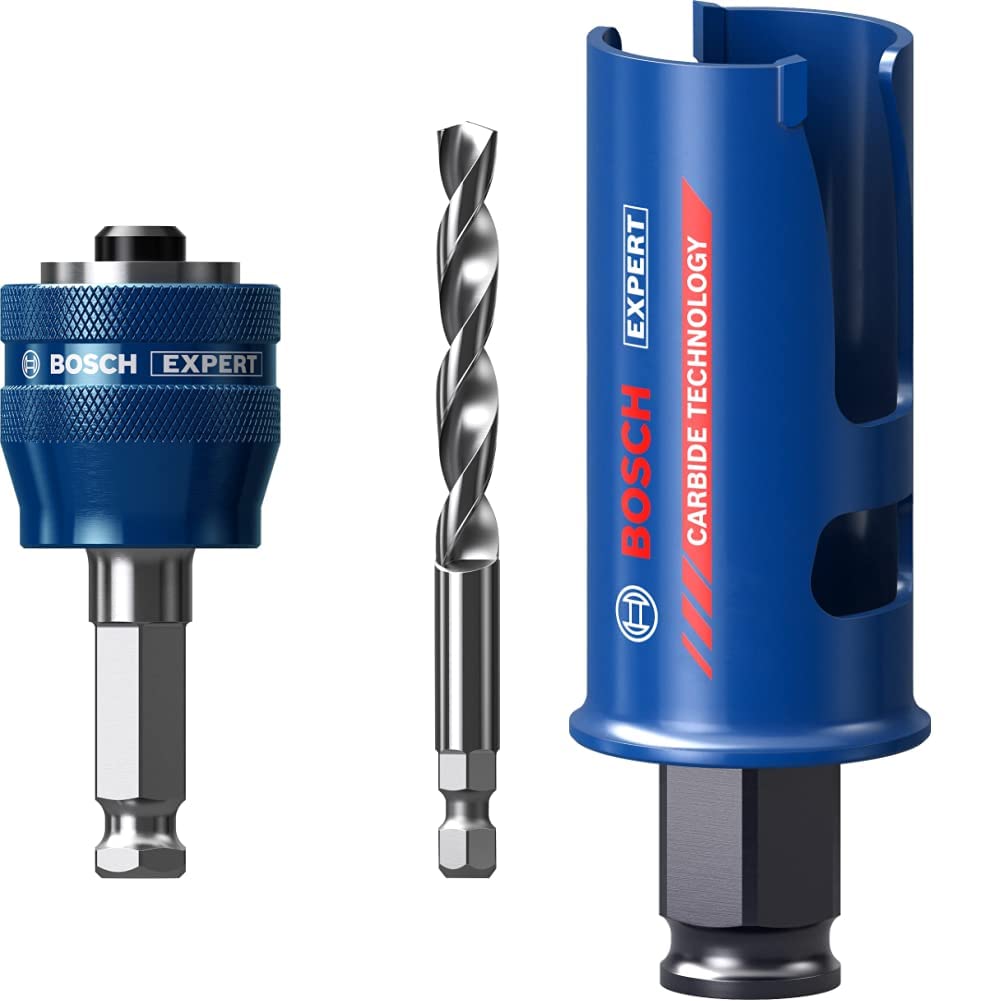 Scie trépan Expert Bosch Ø 32 mm adaptateur Power Change Plus bois et perceuse
