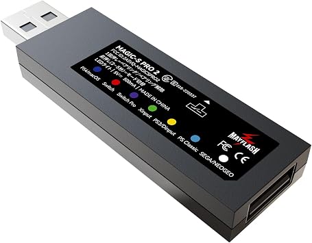 Mayflash MAGIC-S PRO 2 Wireless Controller Adapter for PS4 PS3 Switch Neogeo Mini macOS SEGA PS Classic & PC Official Japanese Version