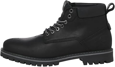 JACK & JONES Jfwqueensway - Botas de Piel Sn Botines con cordonesHombre