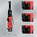 AUTOJARE Extended 18V Cordless Electric Ratchet Wrench Set 3/8