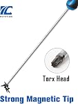 ROTATION Ensemble de tournevis Torx extra longue (5pc Jeu) S2 Acier, longueur des lames 12-inch T15-T30, plus Longue étoile tournevis, 5-Piece ensemble