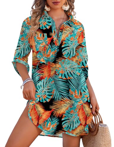 Image of Ekouaer Swimsuit Coverup for Women Bathing Suit Cover Up 2026 Summer Beach Vacation Outfits