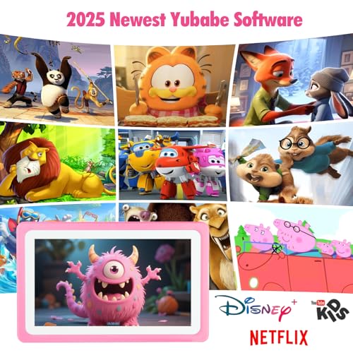 Tablette pour tout-petits de 3 à 7 ans cadeau d'anniversaire éducatif WiFi