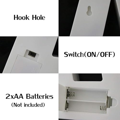 Miniatura 5 de 16 letras de marquesina arcoíris que cambian de color con luces, letreros de luz RGB con control remoto, luz nocturna para el día de San Valentín,