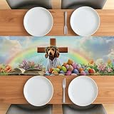I runner da tavola colorati aggiungono vivacità al tuo arredamento. Perfetto per l'uso quotidiano in cucina e sala da pranzo, decorazioni per feste a tema, vacanze e celebrazioni per eventi speciali.
