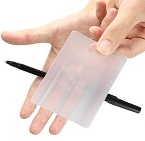 oAtm0eBcl 2 unids Lubors Lens Gimmick Card con pluma Magic Stage Ilusions
