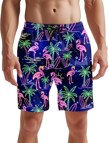 Maillot de bain homme anti frottement avec short filet intérieur