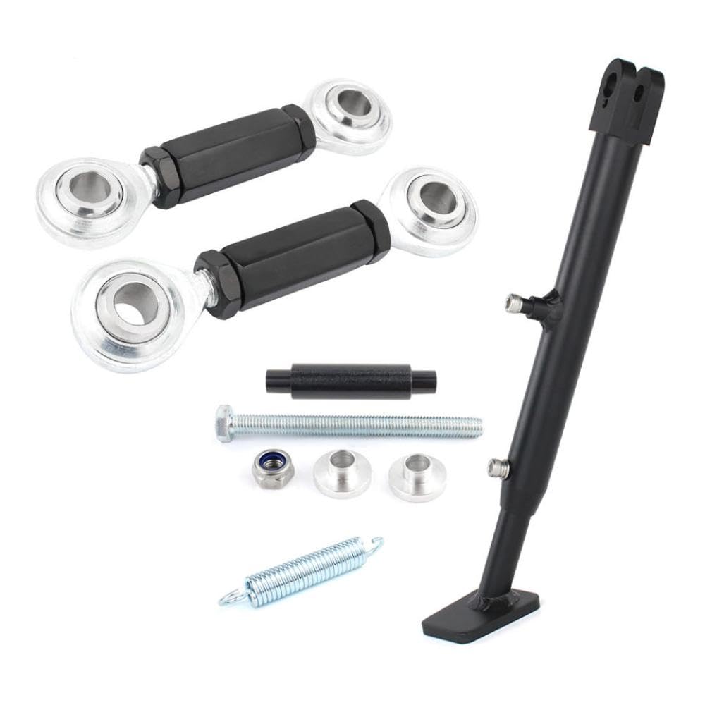 Bieletas para bajar altura de moto CRF250L con pata ajustable para apoyar bien los pies 8