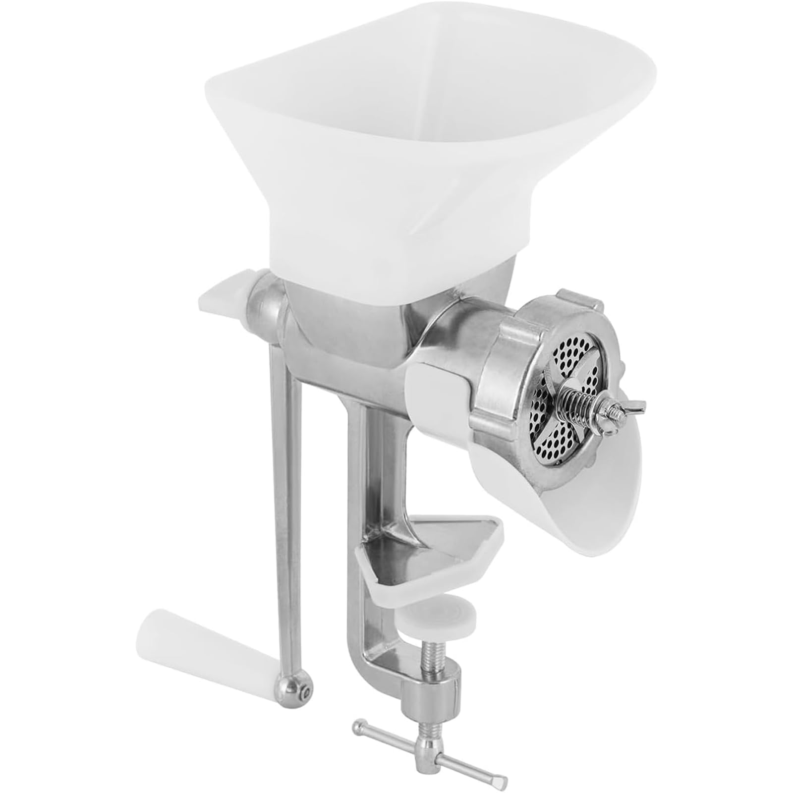 Manuelle Futterpelletmaschine Mit 1,5-10mm Pelletplatten, Haustier Hund Katze Fisch Pellet Mill Maker Maschine Vögel Angeln Tier Köder Granulator Für Tischmontage Silver, 9mm