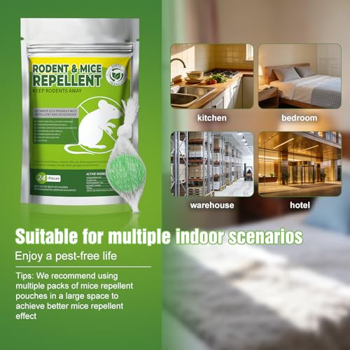 Save on 24PCS Natural Mice Repellent Moth Balls - Pet Safe - Image 6