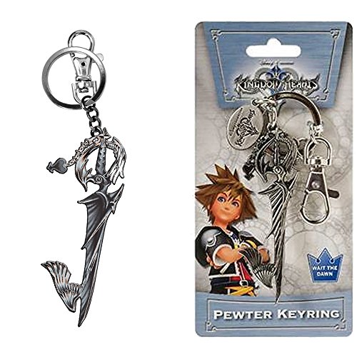 Disney Kingdom Hearts Sword Pewter Key Ring #TOP1