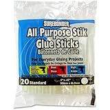 Surebonder DT20 Hot Melt Glue Sticks, All Temps, 4-Inch, 20/PK
