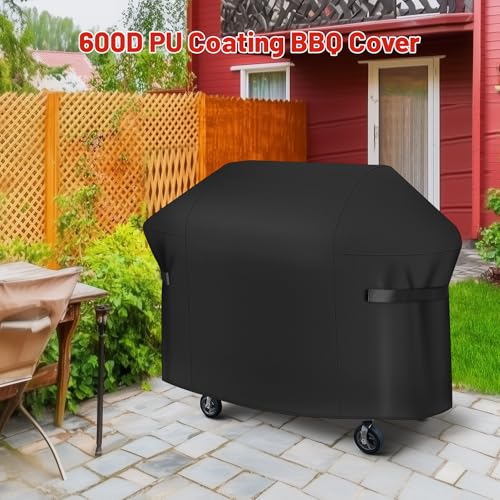Sonharlar Grillabdeckung Wetterfest 132 cm - 7106 Grillabdeckungen für Weber Spirit 300 Serie, PU abdeckhaube für Weber Spirit E310, E315, E330 and Spirit ii E310(132 L x 66 W x 109 H cm)