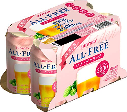 サントリー オールフリー コラーゲン 350ml×6本のサムネイル