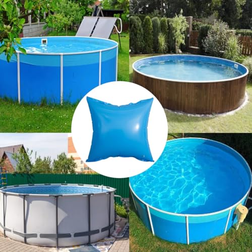 2 Cojines de Aire para Piscinas, 4 Ft Cuadrados, PVC miniatura 2