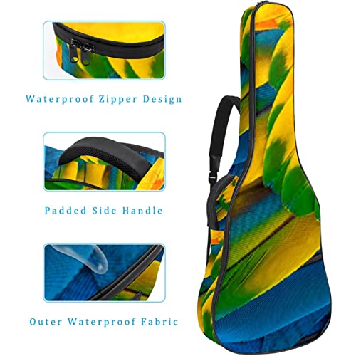 Housse de transport étanche pour guitare avec bandoulière réglable, Multicolore 02, 42.9×16.9×4.7 in, Organiseur de sac - Les Beatles, Paul McCartney, John Lennon, RIngo Starr, George Harrison Housse de transport étanche pour guitare avec bandoulière réglable, Multicolore 02, 42.9x16.9x4.7 in, Organiseur de sac – Image 5