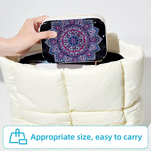 Boîte à bijoux de voyage avec compartiments sécurisés et miroir intégré - 6