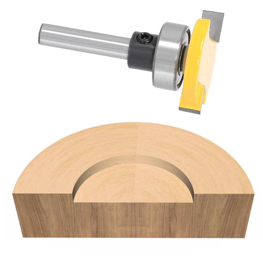 2pcs 6mm Tige Biscuit Routeur Professionnel Outils De Coupeur À Bois Fraise Set