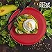 GET FRESH Bamboo Dinnerware Set - 4 Pack Bamboo Fiber Plates for Healthy Dining