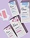 Nair Sensitive Hair Remover Wax Ready Strips, Face and Bikini Hair Removal Wax Strips, 40 Count