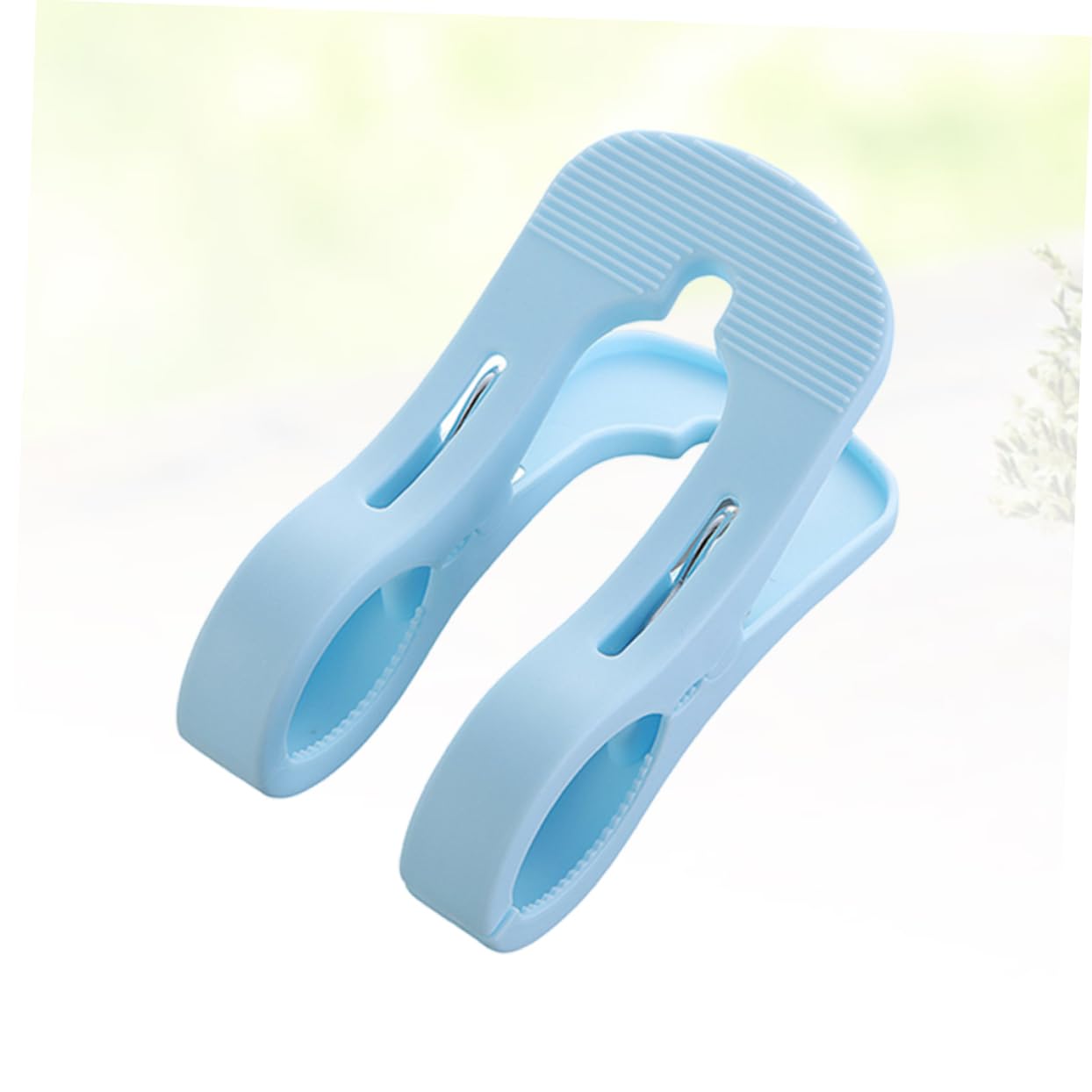 Zerodeko 10stücke Teiliges Große Winddichte Wäscheklammern Aus Strapazierfähigem Pp-Kunststoff rutschfest Mit Starken Zähnen Für Bettdecken Und Schwere Kleidung Blauer Clip Für Wäsche Und s