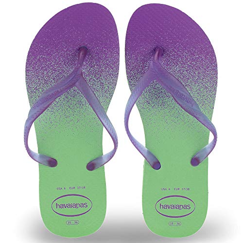 Chinelo Fantasia Up, Havaianas, Feminino, Verde Hydro, 37/38