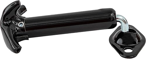 Miniatura 8 de Buyers Products Wj96WCB4 - Capuchón con resorte de 90 grados con cierre y herrajes, acabado esmaltado negro, paquete de 4