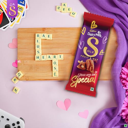 Image of Cadbury Dairy Milk Silk Fruit And Nut Chocolate Bar, 137 Gm (Pack Of 15)